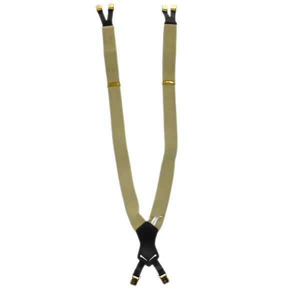 Chanel Canvas Logo Suspenders Belt Beige - Picture 2 of 4